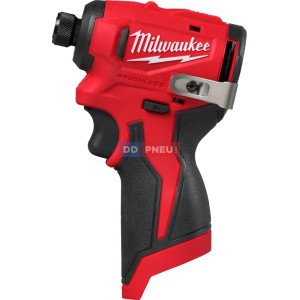Aku kompaktný bezuhlíkový rázový uťahovač MILWAUKEE M12 BLIDRC-0 – bez batérie