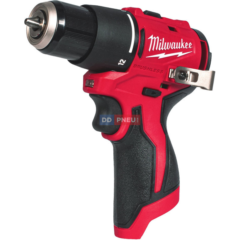 Aku kompaktná bezuhlíková príklepová vŕtačka MILWAUKEE M12 BLPDRC-0