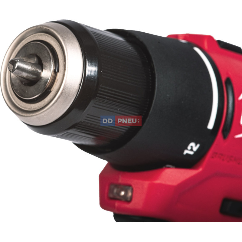 Aku kompaktná bezuhlíková príklepová vŕtačka MILWAUKEE M12 BLPDRC-0