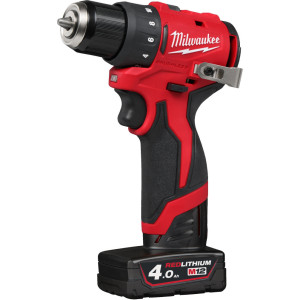 Aku kompaktný bezuhlíkový skrutkovač MILWAUKEE M12 BLDDRC-402C