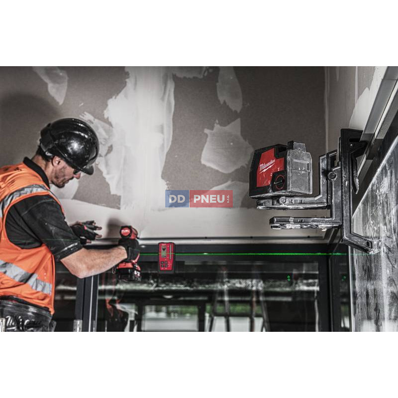 Detektor líniového a rotačného lasera Milwaukee LRD100