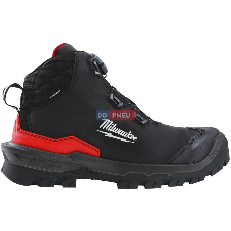 Bezpečnostné topánky MILWAUKEE Armourtred™ S7S B1M110111W – kožené, čierne, BOA, EU 41