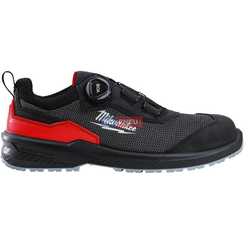 Bezpečnostné poltopánky MILWAUKEE Flextred™ S1PS B1L110133 – textilné, čierna, BOA, EU 42