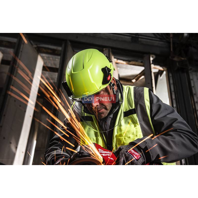 Prilba Milwaukee BOLT™200 – neodvetrávaná, žltá s vysokou viditeľnosťou