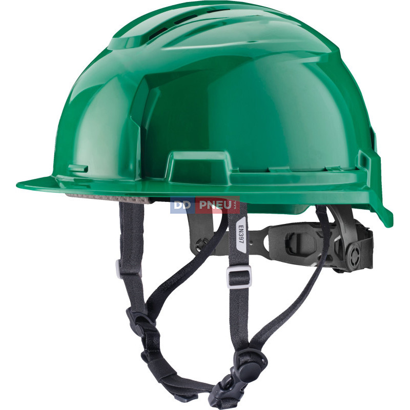 Prilba Milwaukee BOLT™100 – odvetrávaná, s podbradným pásikom, zelená