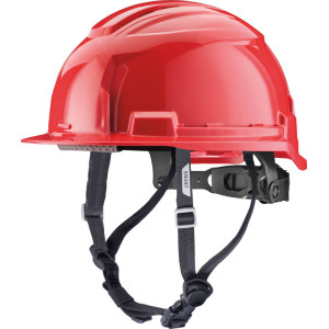 Prilba Milwaukee BOLT™100 – odvetrávaná, s podbradným pásikom, červená