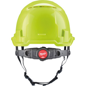 Prilba Milwaukee BOLT™100 – odvetrávaná, s podbradným pásikom, žltá s vysokou viditeľnosťou