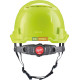 Prilba Milwaukee BOLT™100 – odvetrávaná, s podbradným pásikom, žltá s vysokou viditeľnosťou