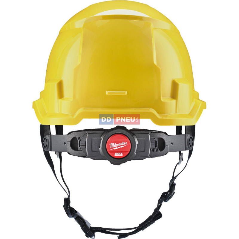 Prilba Milwaukee BOLT™100 – neodvetrávaná, s podbradným pásikom, žltá