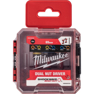 Súprava dvojitých nástrčných kľúčov MILWAUKEE SHOCKWAVE™ IMPACT DUTY – 3ks