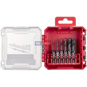 Súprava HSS-G vŕtacích závitníkov s 1/4" záhlbníkom MILWAUKEE Combi Drill Tap