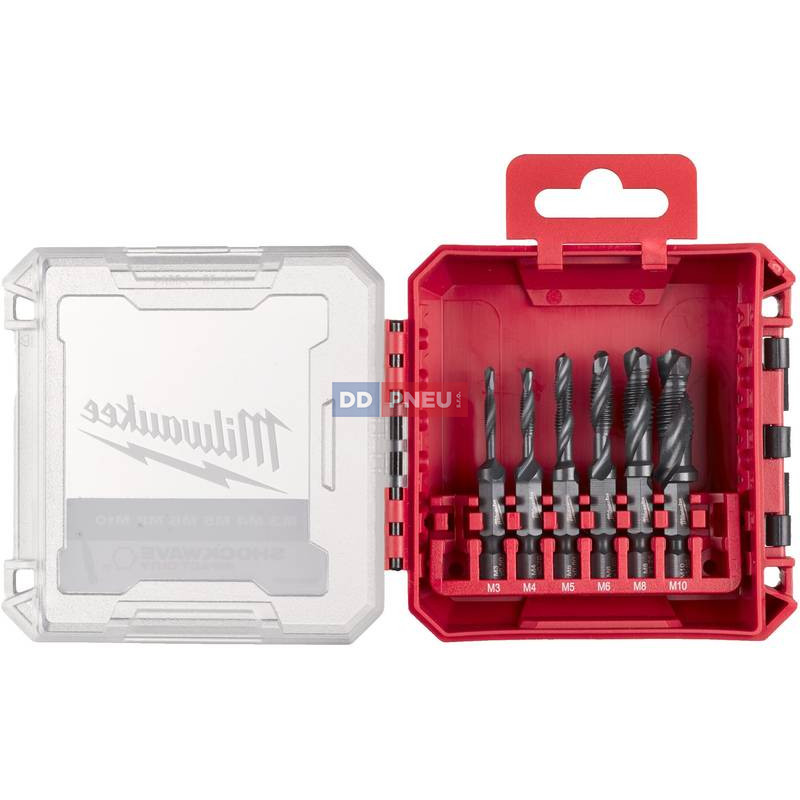 Súprava HSS-G vŕtacích závitníkov s 1/4" záhlbníkom MILWAUKEE Combi Drill Tap Set