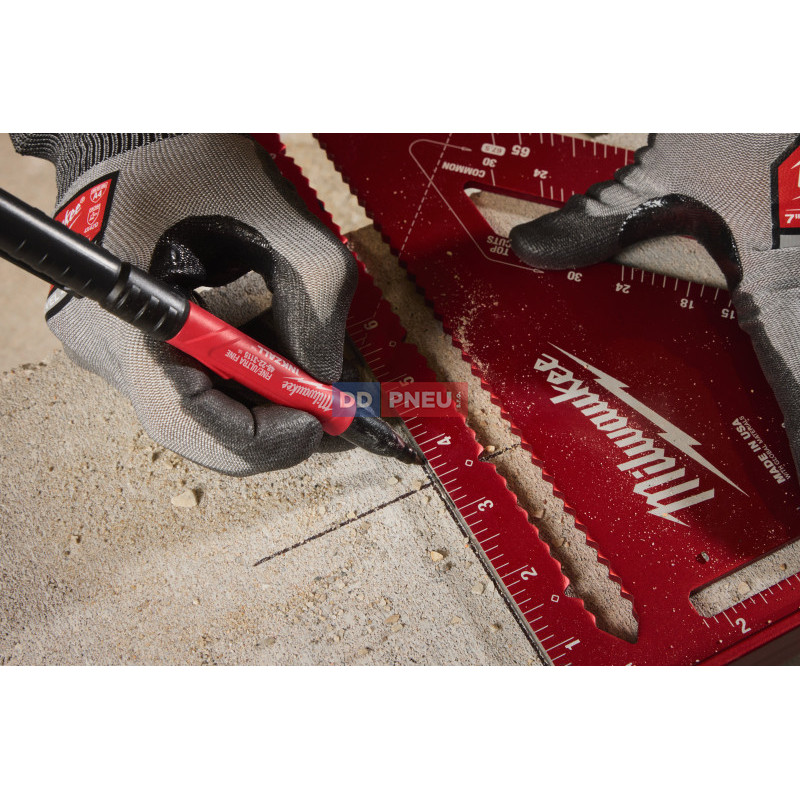 Značkovač s dvojitým hrotom MILWAUKEE INKZALL™ – zošikmený/tenký
