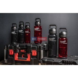 Plastová fľaša Milwaukee PACKOUT™ – červená, 740 ml