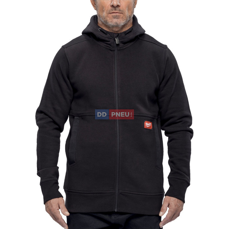 Pracovná mikina so zipsom a kapucňou Milwaukee GRIDIRON™ WHZ – čierna, XXXL