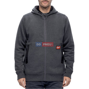 Pracovná mikina so zipsom a kapucňou Milwaukee GRIDIRON™ WHZ – šedá