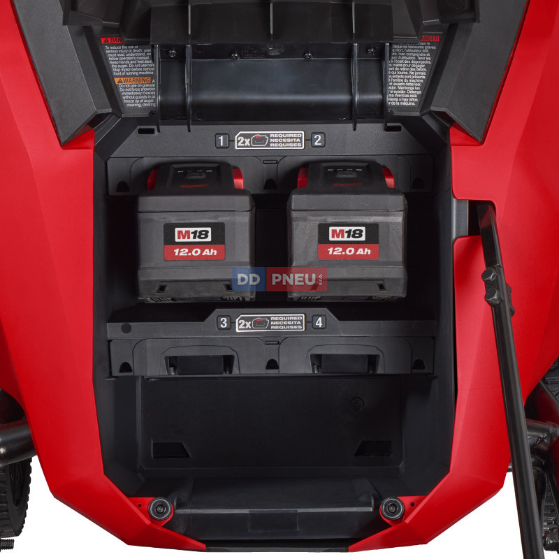 Snehová fréza na dva akumulátory Milwaukee M18 F2SSBL-0 – bez batérie