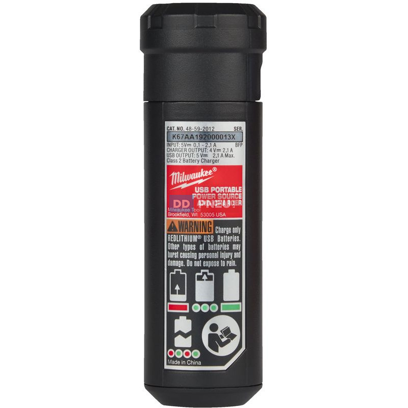 Prenosný zdroj energie a nabíjačka REDLITHIUM™ USB MILWAUKEE