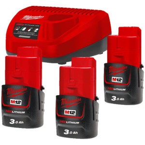 Sada nabíjačka a batérie M12 NRG-303 Sada nabíjačka a batérie M12 NRG-303
