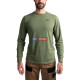 Hybridné tričko MILWAUKEE s dlhým rukávom – zelené