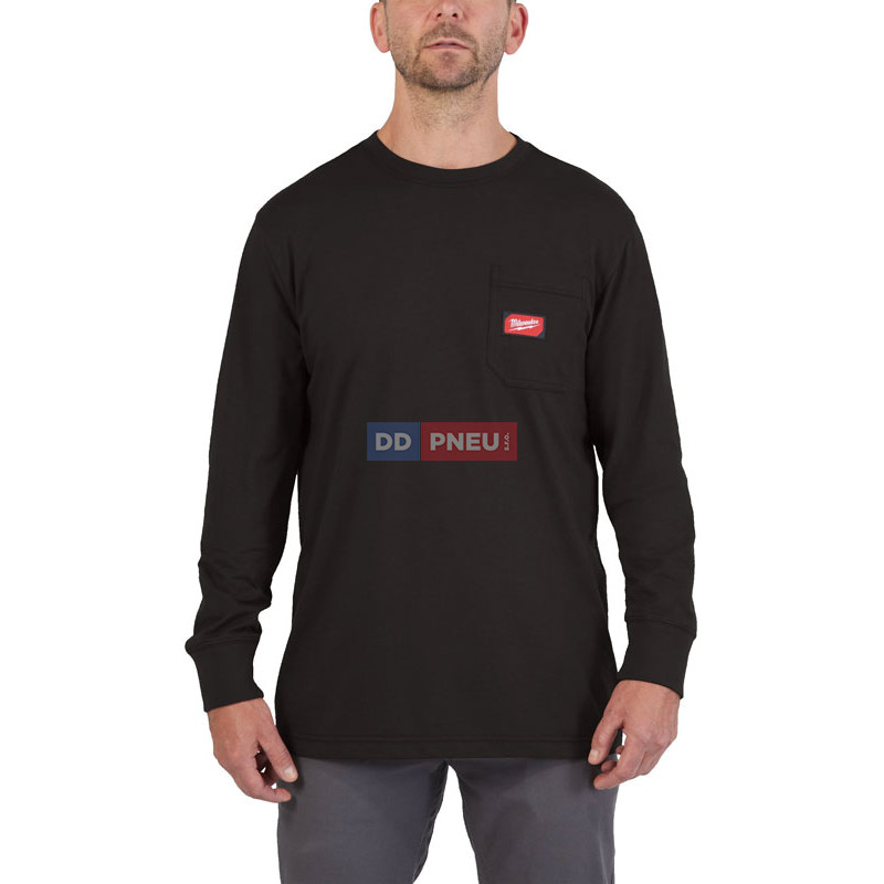 Tričko Milwaukee WT LS s dlhým rukávom - čierne
