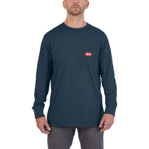 Tričko Milwaukee WT LS s dlhým rukávom - modré Tričko Milwaukee WT LS s dlhým rukávom - modré