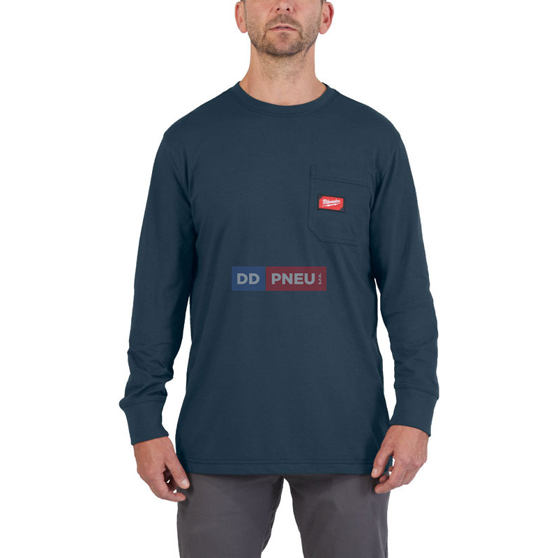 Tričko Milwaukee WT LS s dlhým rukávom - modré