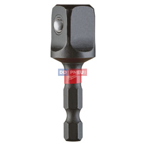 Adaptér MILWAUKEE SHOCKWAVE z 1/4 "HEX na 1/2" Adaptér MILWAUKEE SHOCKWAVE z 1/4 "HEX na 1/2"