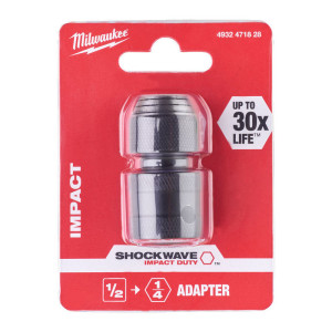 Adaptér 1/2" štvorhran na 1/4" HEX Adaptér 1/2" štvorhran na 1/4" HEX