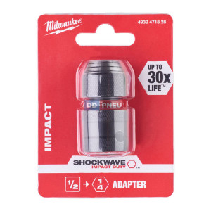 Adaptér 1/2" štvorhran na 1/4" HEX Adaptér 1/2" štvorhran na 1/4" HEX