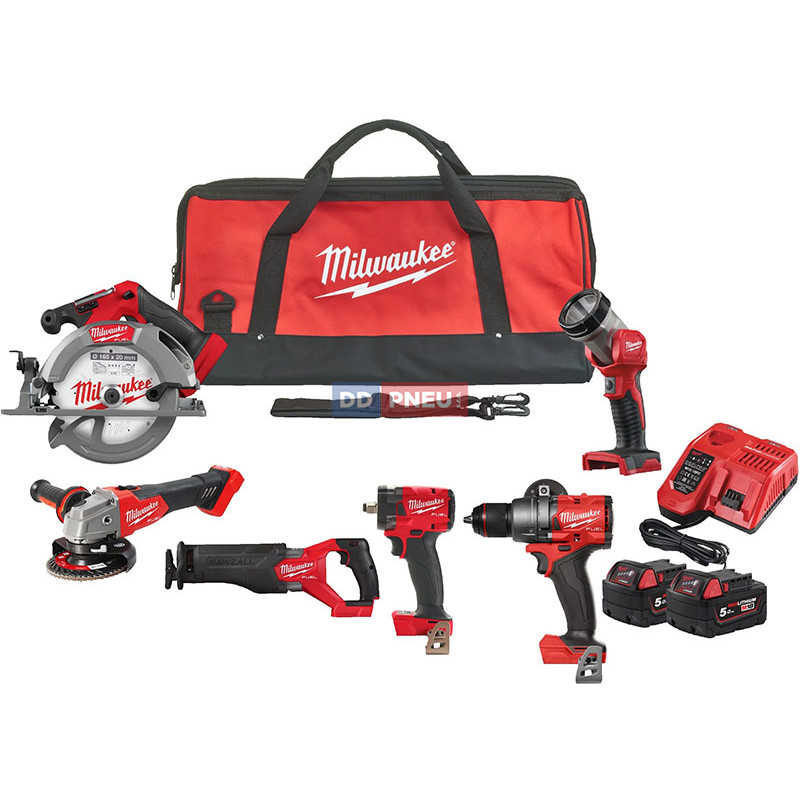 Milwaukee akčná sada náradia M18 FPP6H3-502B