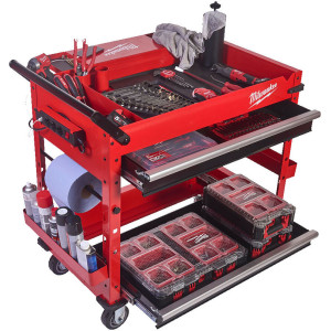 SWC40-1 MILWAUKEE dielenský oceľový vozík s výškou 102 cm