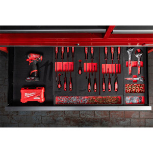 Prázdna penová vložka 1/3 MILWAUKEE pre oceľovú skriňu 46″/ 117 cm. Prázdna penová vložka 1/3 MILWAUKEE pre oceľovú skriňu 46″/ 117 cm.