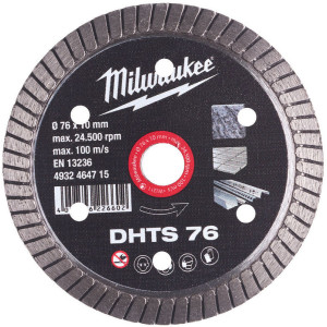 Diamantový kotúč DHTS 76 MILWAUKEE - 76 mm