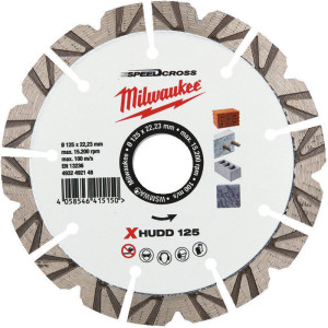 Diamantový kotúč MILWAUKEE Speedcross XHUDD – 125 mm Diamantový kotúč MILWAUKEE Speedcross XHUDD – 125 mm