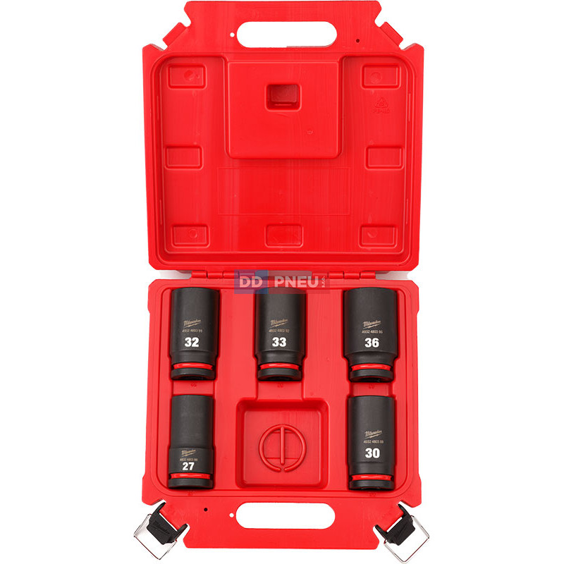 Súprava 3/4" nástavcov MILWAUKEE SHOCKWAVE – 5 ks