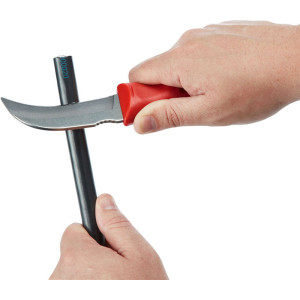 Zahnutý nôž s pevnou čepeľou Hawkbill