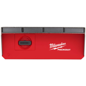 MILWAUKEE PACKOUT™ magnetický držiak s policou - 1 ks MILWAUKEE PACKOUT™ magnetický držiak s policou - 1 ks