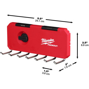 MILWAUKEE PACKOUT™ rad malých háčikov – 1 ks MILWAUKEE PACKOUT™ rad malých háčikov – 1 ks