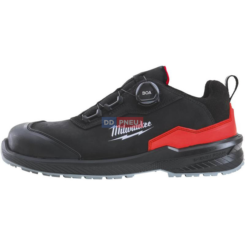 Bezpečnostné poltopánky MILWAUKEE Flextred™ S3S B1L110133 – kožená, čierna, BOA