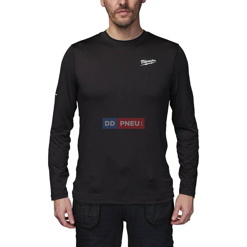 Spodné tričko s dlhým rukávom Milwaukee WORKSKIN™ CWB LS BL – čierne
