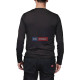 Spodné tričko s dlhým rukávom Milwaukee WORKSKIN™ CWB LS BL – čierne