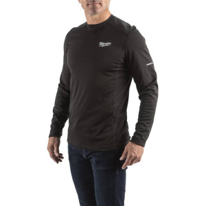 Tričko s dlhým rukávom do teplého počasia Milwaukee WORKSKIN™ Performance WW LS BL – čierne Tričko s dlhým rukávom do teplého počasia Milwaukee WORKSKIN™ Performance WW LS BL – čierne