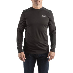 Tričko s dlhým rukávom do teplého počasia Milwaukee WORKSKIN™ Performance WW LS BL – čierne Tričko s dlhým rukávom do teplého počasia Milwaukee WORKSKIN™ Performance WW LS BL – čierne