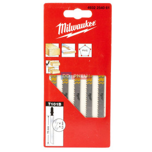 Plátky do priamočiarej píly MILWAUKEE 5ks - drevo a PVC Plátky do priamočiarej píly MILWAUKEE 5ks - drevo a PVC