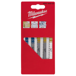 Plátky do priamočiarej píly MILWAUKEE 5ks - so stopkou T Plátky do priamočiarej píly MILWAUKEE 5ks - so stopkou T