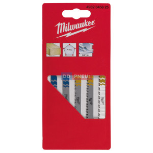 Plátky do priamočiarej píly MILWAUKEE 5ks - so stopkou T Plátky do priamočiarej píly MILWAUKEE 5ks - so stopkou T