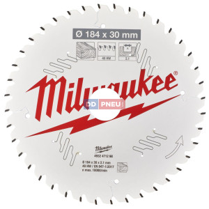 Pílový kotúč MILWAUKEE na drevo 184x30 – 40 zubov Pílový kotúč MILWAUKEE na drevo 184x30 – 40 zubov