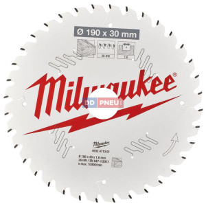 Pílový kotúč MILWAUKEE na drevo 190x30 – 36 zubov Pílový kotúč MILWAUKEE na drevo 190x30 – 36 zubov