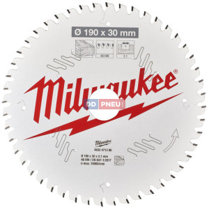 Pílový kotúč MILWAUKEE na drevo 190x30 – 48 zubov Pílový kotúč MILWAUKEE na drevo 190x30 – 48 zubov